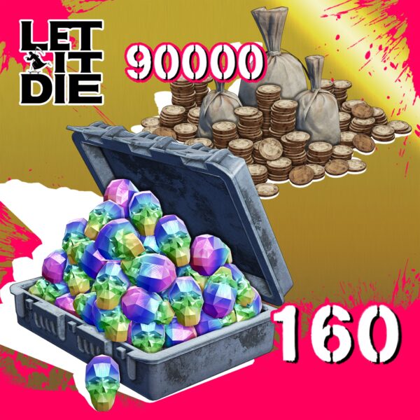 160 Death Metals + 90,000 Kill Coins - LET IT DIE