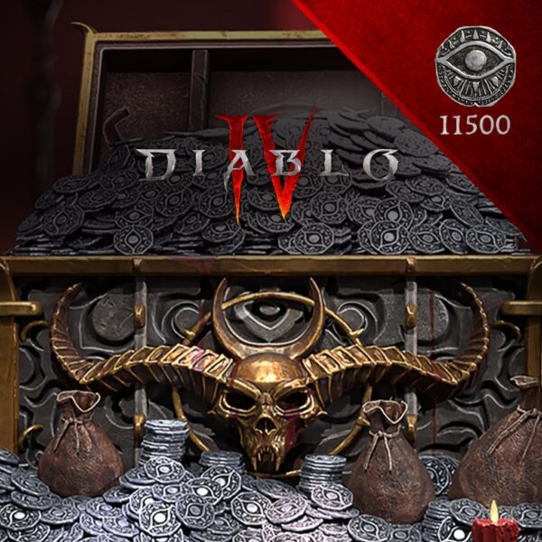 Diablo® IV - 11500 Platinum: 10000 + 1500 Platinum Bonus
