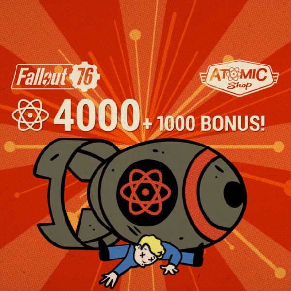 Fallout 76: 4000 (+1000 Bonus) Atoms