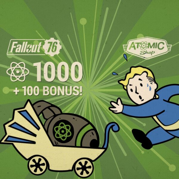 Fallout 76: 1000 (+100 Bonus) Atoms