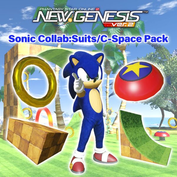 PSO2:NGS - Sonic Collab: Suits/C-Space Pack