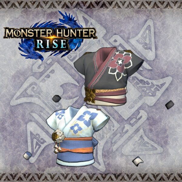 Monster Hunter Rise - "Floral Yukata" Hunter layered armor piece